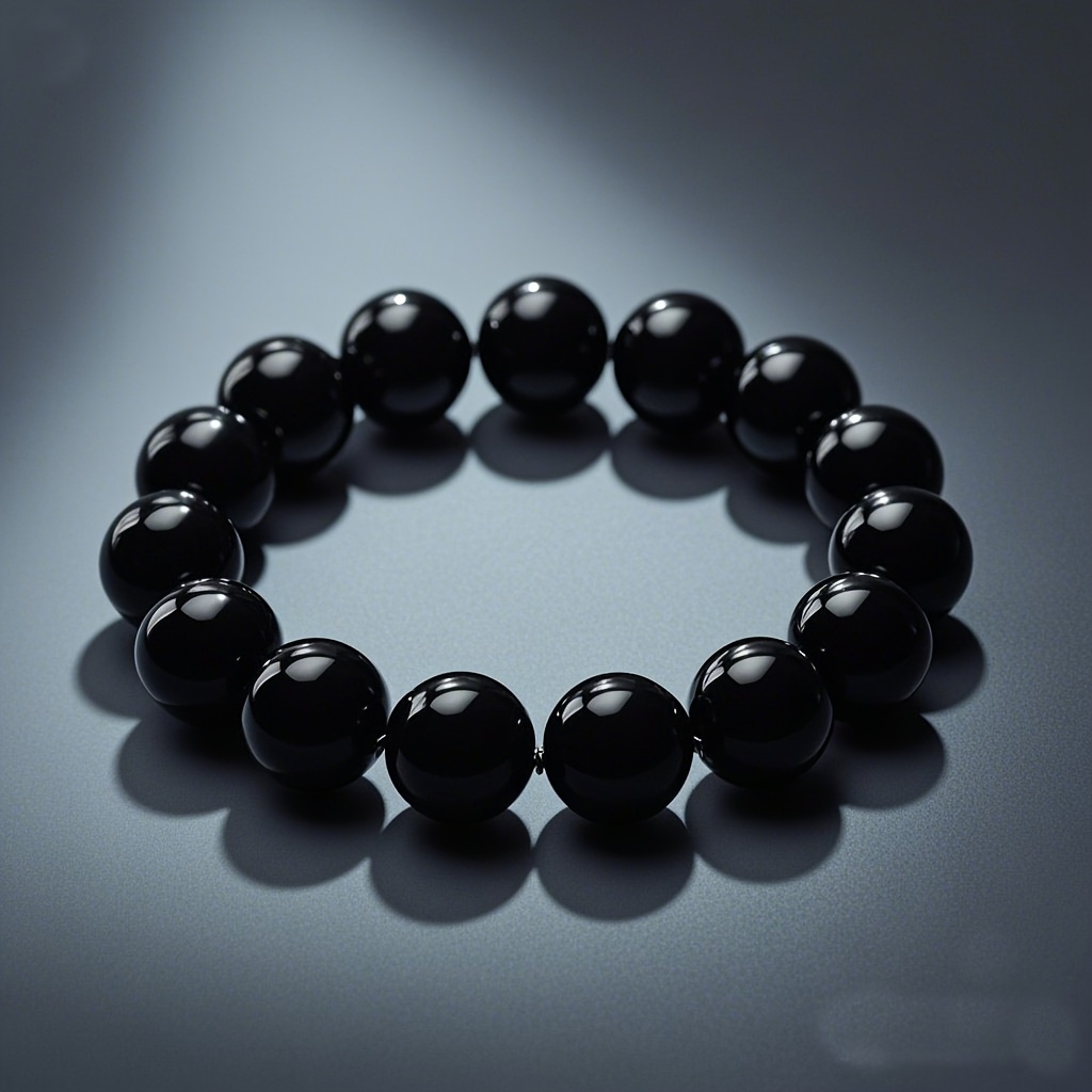 Natural Agate Bracelet Purify Magnetic Field Enhance Fortune